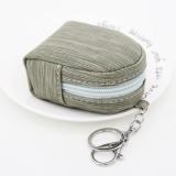 Mini Portable Coin Purse Keychain Bag Card Holder Bag