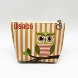 Fashion Cartoon Owl Zero Wallet Key Bag Children's PU Wallet Coin Bag