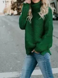 Casual Loose Striped Knitted Sweater