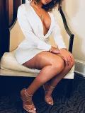 Sexy Deep V Pleated Slit Long Sleeve Bodycon Dresses