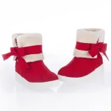 Women Low Heel Bowknot Decoration Boots