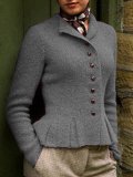 Women Buttoned Vintage Sweater Cardigans