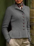 Women Buttoned Vintage Sweater Cardigans