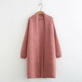 Oversized Cashmere Long Jacket Batwing Sleeve Knitted Cardigans
