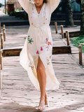 Fashion Inwrought Long Sleeve Cardigan Dresses