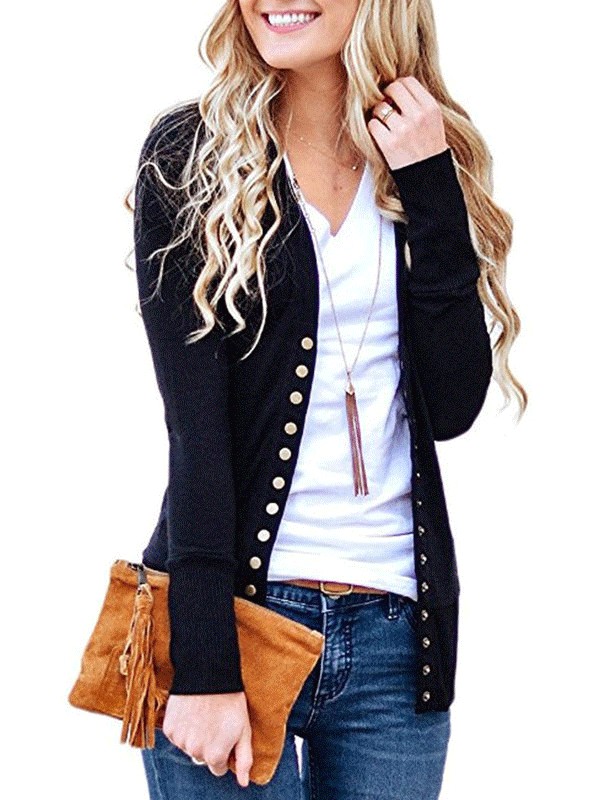 Pink Polyester Solid Casual Sweater