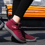 Women's casual and comfortable waterproof snow boots