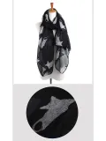 Hot Sale Womens Spring Cats design Bali Yarn Scarves
