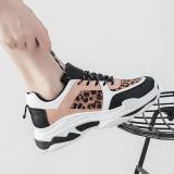 Fashion Colouring Platform Leopard Women Sneakers