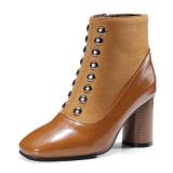 Chunky Heel Holiday Boots