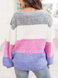 Casual Long Sleeve Round Neck Sweater
