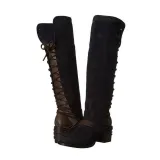 Women Vintage Lace Up Boots European Style Bandage Above Knee Boots