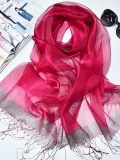 Beach Fringed Solid Scarve