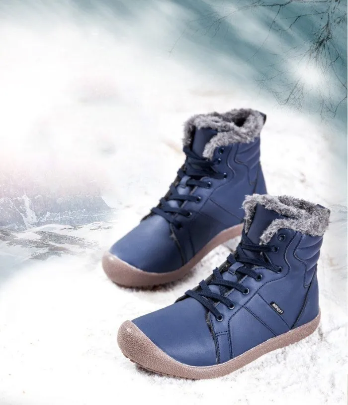 New Cotton Warm Large Size Comfortable Antiskid Shoes Couple Snow Boots