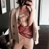 Fashion Pure Colour Long Sleeve Sweater