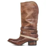 Buckle All Season Leather Boots