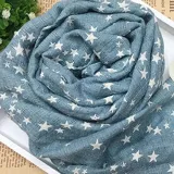 Hot Girl's Kids Star Pentagram Warm Shawl