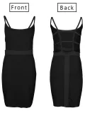 Sexy Spaghetti Straps Backless Bodycon Dresses
