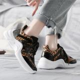 Fashion Women Leopard Printed Flat Heel Sneakers