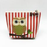 Fashion Cartoon Owl Zero Wallet Key Bag Children's PU Wallet Coin Bag
