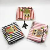 Fashion Cartoon Owl Zero Wallet Key Bag Children's PU Wallet Coin Bag