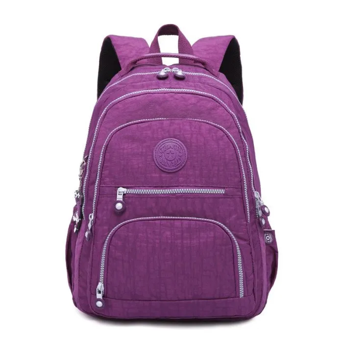 Outdoor Travel Waterproof Nylon Casual Multi Pockets Backpack