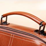 Leather vintage elegant handbag