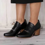 Women Vintage Ankle Boots Casual Chic Zipper Boots
