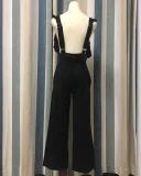 Sexy Backless Sleeveless Linen Jumpsuit