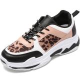 Fashion Colouring Platform Leopard Women Sneakers