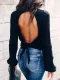Fashion Bare Back Top