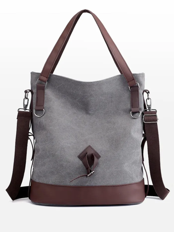 Women Canvas Large Capacity Bag Leisure  Shoulder Bags