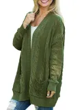 Knitted Acrylic Casual Sweater