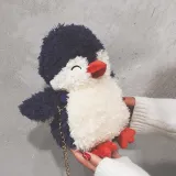 Womens Penguin Cute Zipper Crossbody Bags
