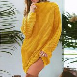 Solid Color Round Neck Loose Sweater