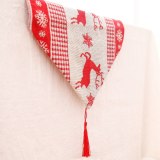 High quality Creative Christmas Cotton Linen Tablecloth