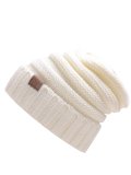 Patch Casual Knit Cap