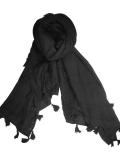 Cotton Linen Scarf Korean Tassel Wild Scarf