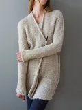 Buttoned Long Sleeve Casual Sweaters Fleece Cardigans