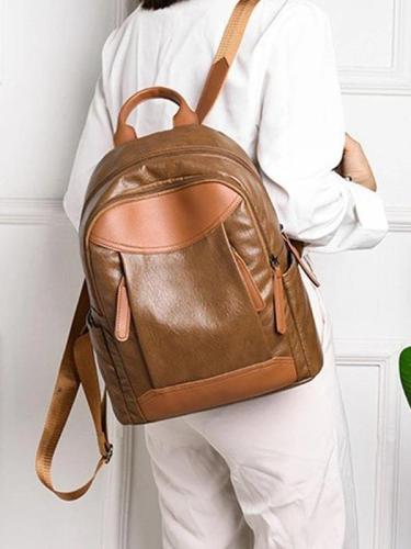 Women's retro casual backpack