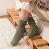 Warm Thick Line Cotton Pile Socks