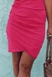 Crew Neck  Plain  Sleeveless Bodycon Dresses