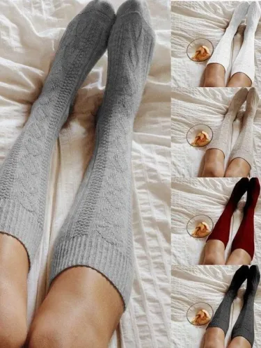 Women Knitted Socks