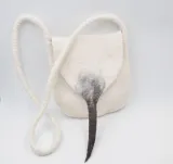 White Wool Women's Bags