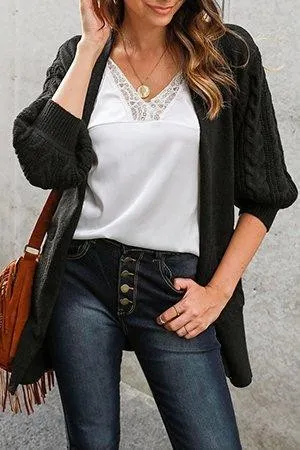 Shawl Collar Long Sleeve Holiday Outerwear
