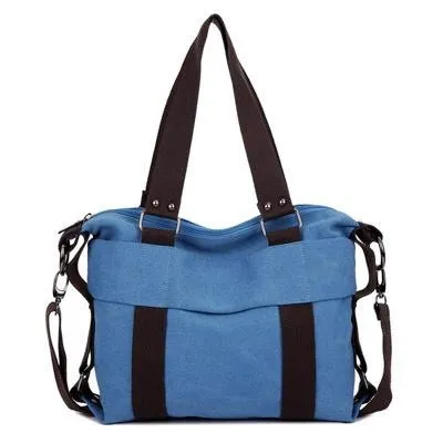 Vintage Canvas Bag Ladies Shoulder Bag cCasual Messenger Bag