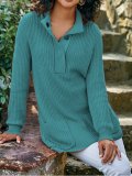 Knitted Plain Sweater