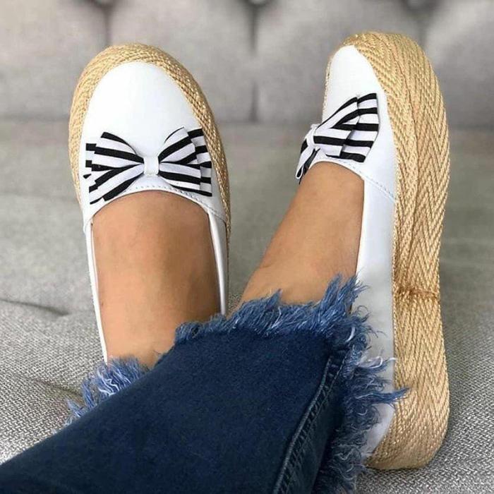 Bowknot Slip-on Loafers