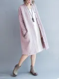 Thickened Long Sleeve Women Baggy casual Cardigan