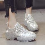 Wild Sports Sponge Cake Rhinestone Thick Bottom Increased Old Shoes